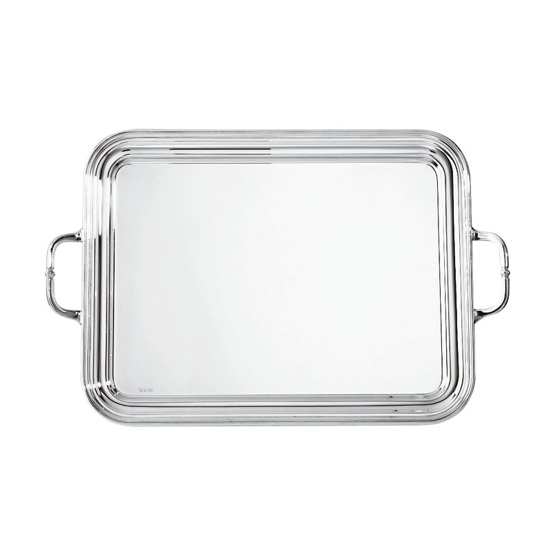 Rectangular tray with handles - Contour
