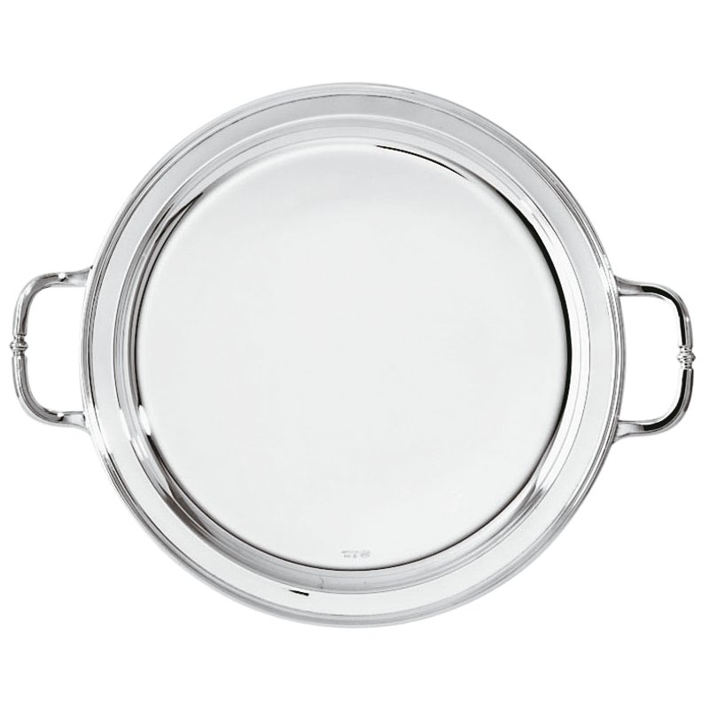 Round tray with handles - Contour