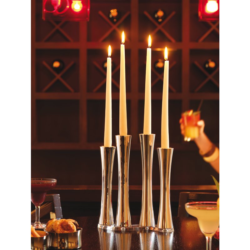Candlestick base 4 lights - Bamboo