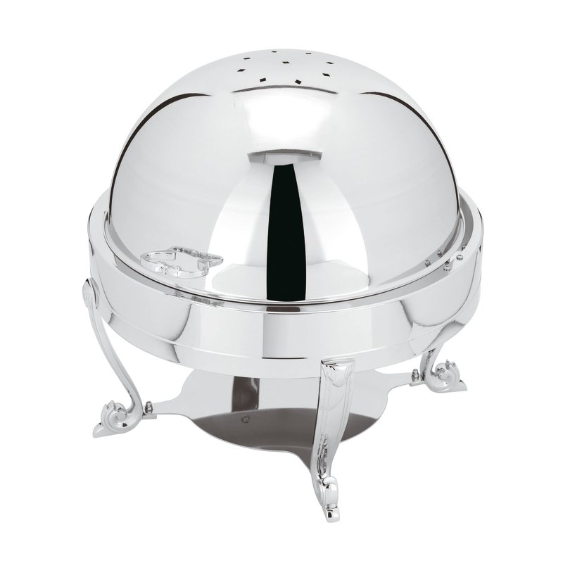 Chafing dish round solid alcohol heating - Asia