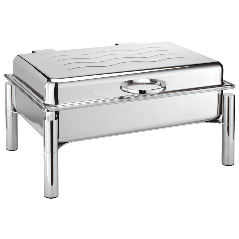 Chafing dish rectangular solid alcohol heating - Atlantic Buffet System