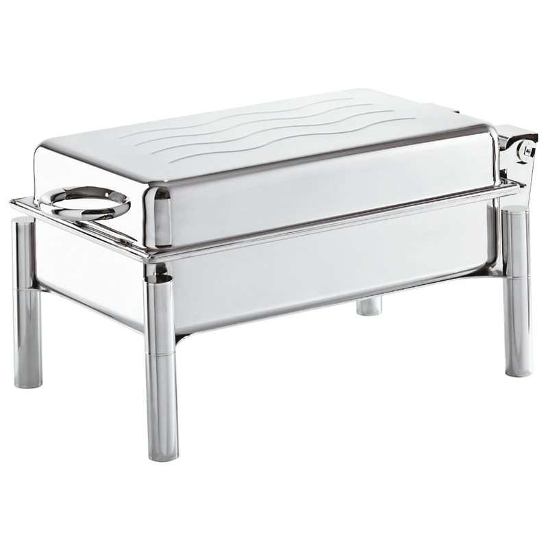 Chafing dish rectangular solid alcohol heating - Atlantic Buffet System